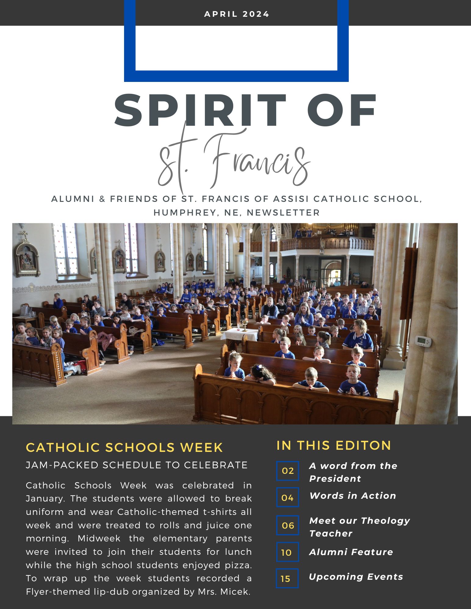 Front Cover - St. Francis Of Assisi Parish